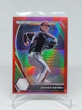 2021 Panini Prizm Draft Picks #PDP219 Jagger Haynes Hyper Red & Purple Prizm E2B