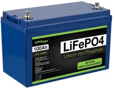 LiFePO4 Lithium Iron Phosphate 100ah Battery 12v deep cycle Solar, RV, Marine