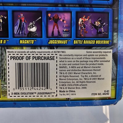 X-MEN Evolution JUGGERNAUT Figure Crushing Trash Can Animated