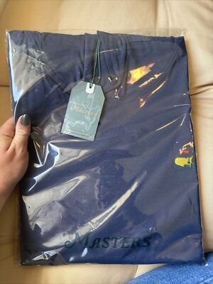 2024 Masters Tech Navy Blue Hoodie Large
