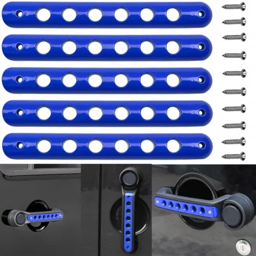 Aluminum Door Grab Handle Inserts Cover Trim for Jeep Wrangler JK 2007-2018 - Bild 24 von 46