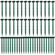 50 Pcs Lawn Stake Kit Garden Lawn Netting Camping Tent Gardening Pegs