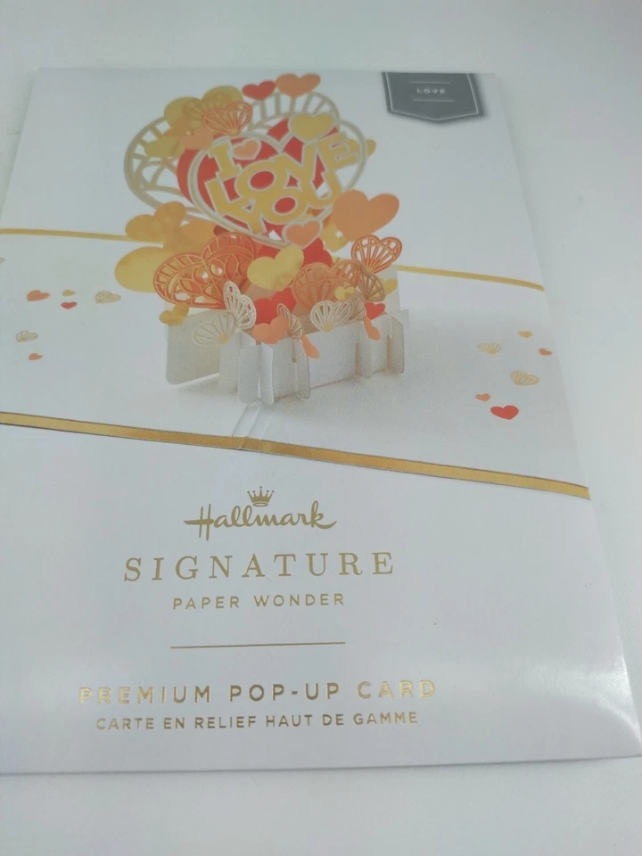 Hallmark Signature Paper Wonder I Love You Pop-Up Card Valentine's Birthday Day - Image 3 of 3