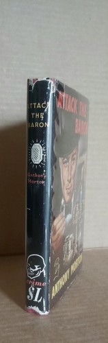 Anthony Morton ( John Creasey ) Attack The Baron 1951 First Edition Book in Dw - Picture 2 of 8