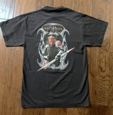 Vintage 90s Star Wars Darth Maul Sith Black T Shirt Medium Episode 1