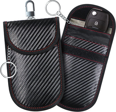 Faraday Bag for Key Fob - 2 Pack Faraday Cage Protector - Car RFID Signal Blocki