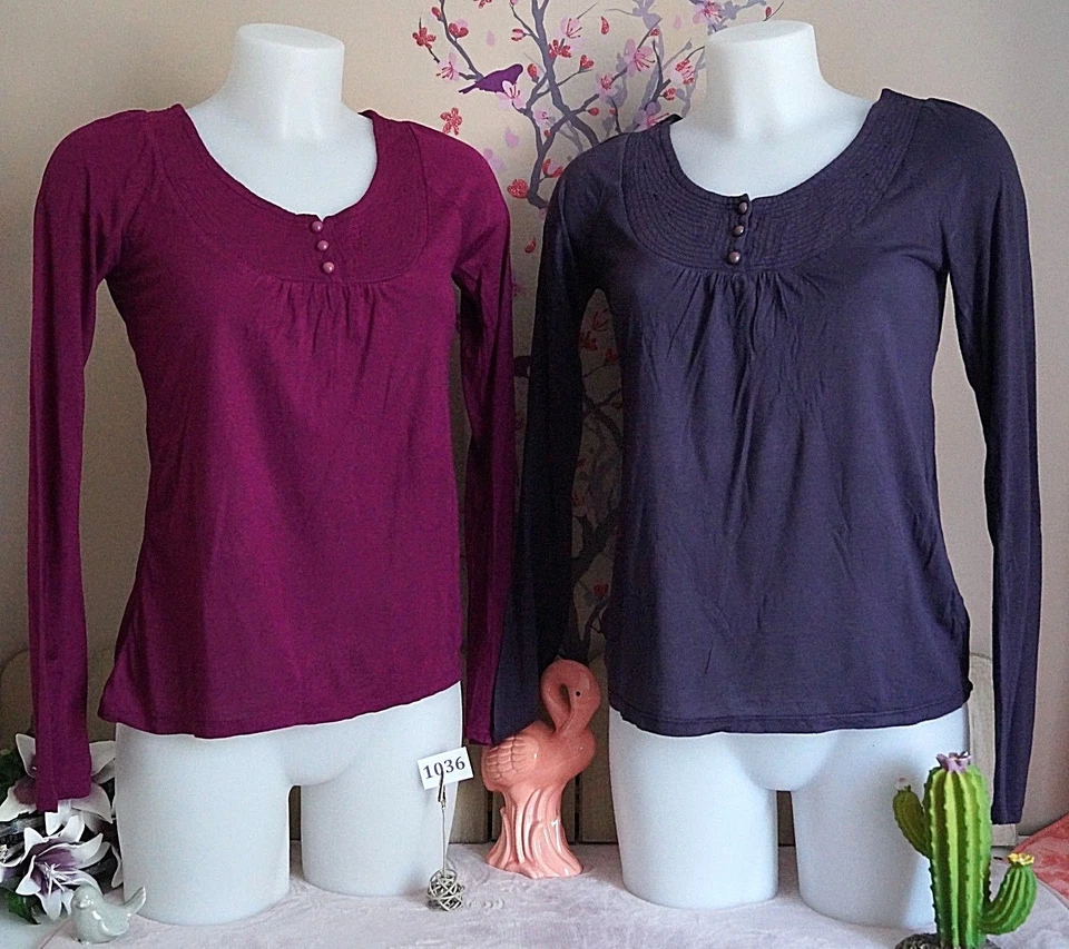 Lot vêtements occasion femme : Hauts " La Redoute " - T : 34 / 36 * - Photo 1/1