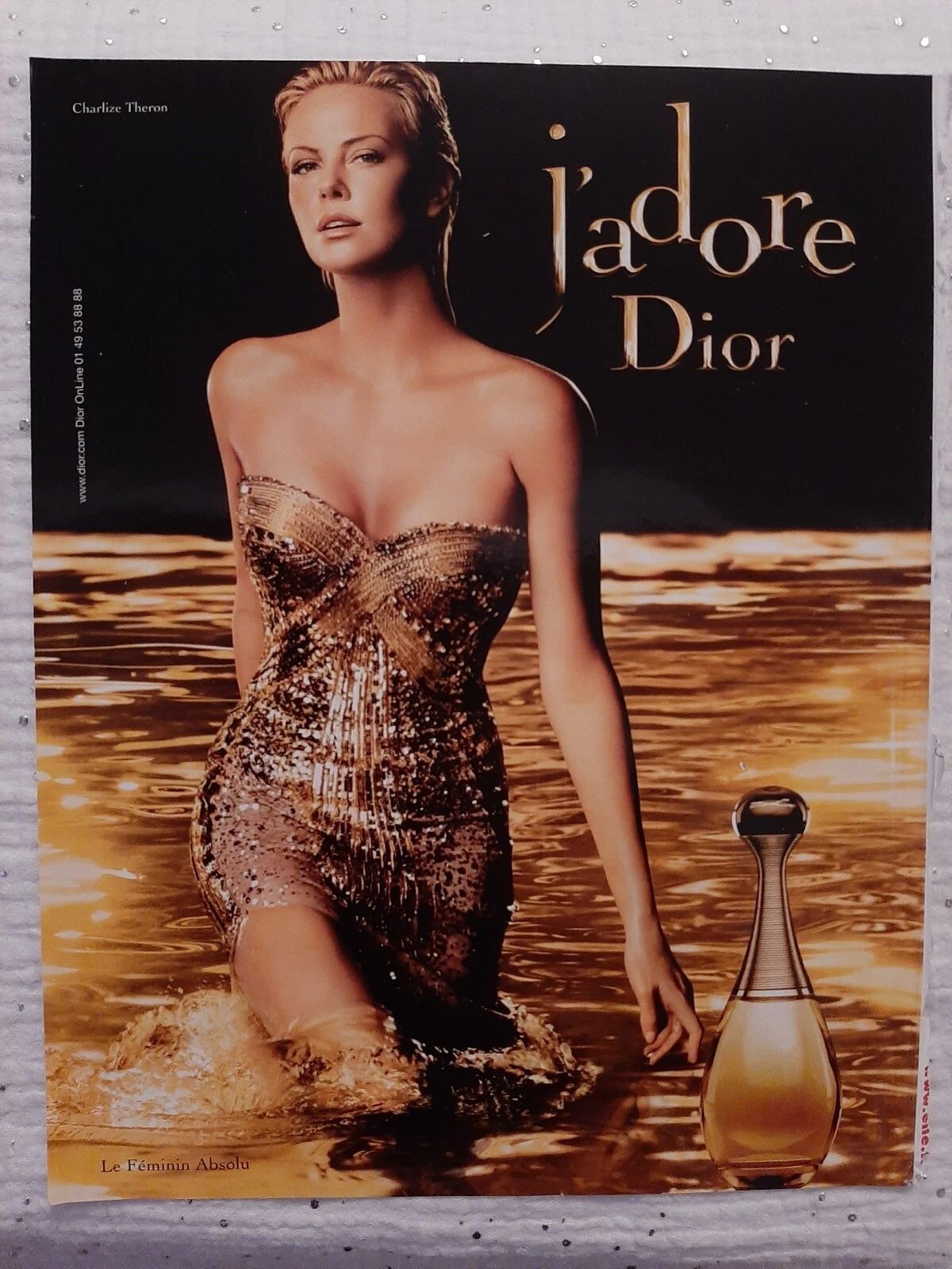 Publicité papier Parfum. Perfume Ad C. Dior J'adore de 2010
