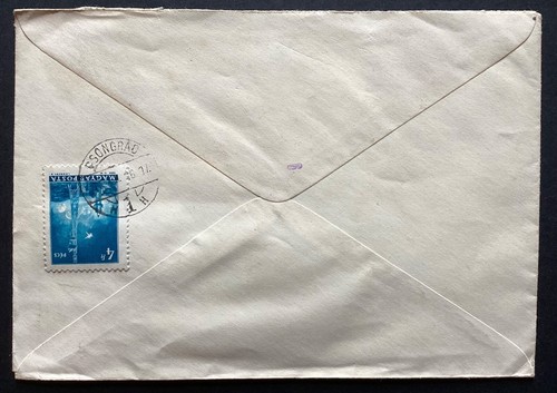 HUNGARY 1970 Multi Stamp Airmail cover to New Zealand (K1250) - Imagen 2 de 2