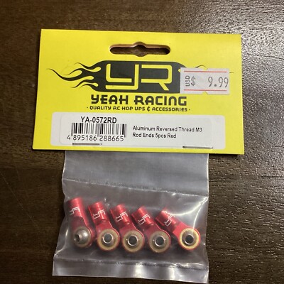 Yeah Racing Uniball In Alluminio Con Sfera In Acciaio E Boccola In Bronzo X Barre M3 Rosso - Foto 8