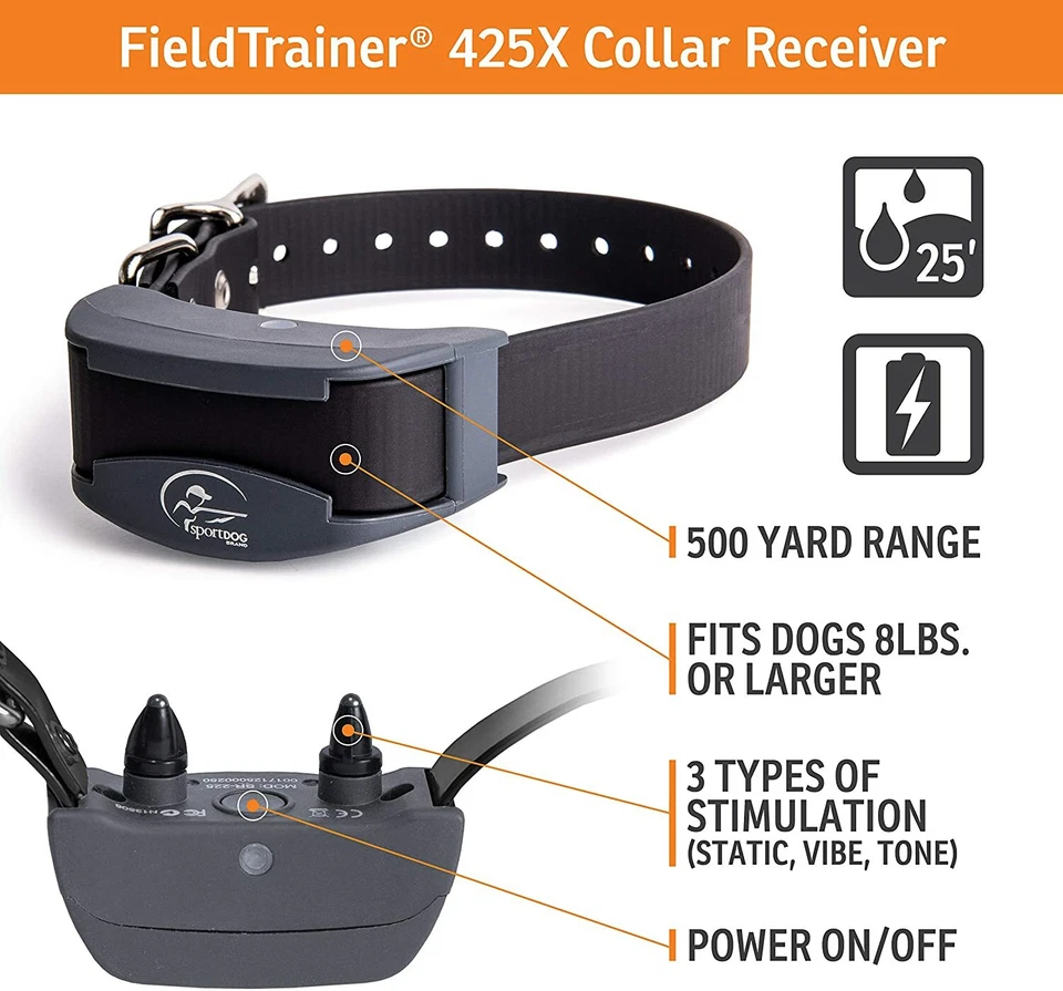 SportDog SD-425X Remote Field Trainer 1-3 Dog Training E-Collar System 500Yds - Image 3 of 4