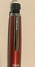 Papermate PhD Pencil.5mm Rare Cherry Red & Chrome Trim, New, Exceptional!