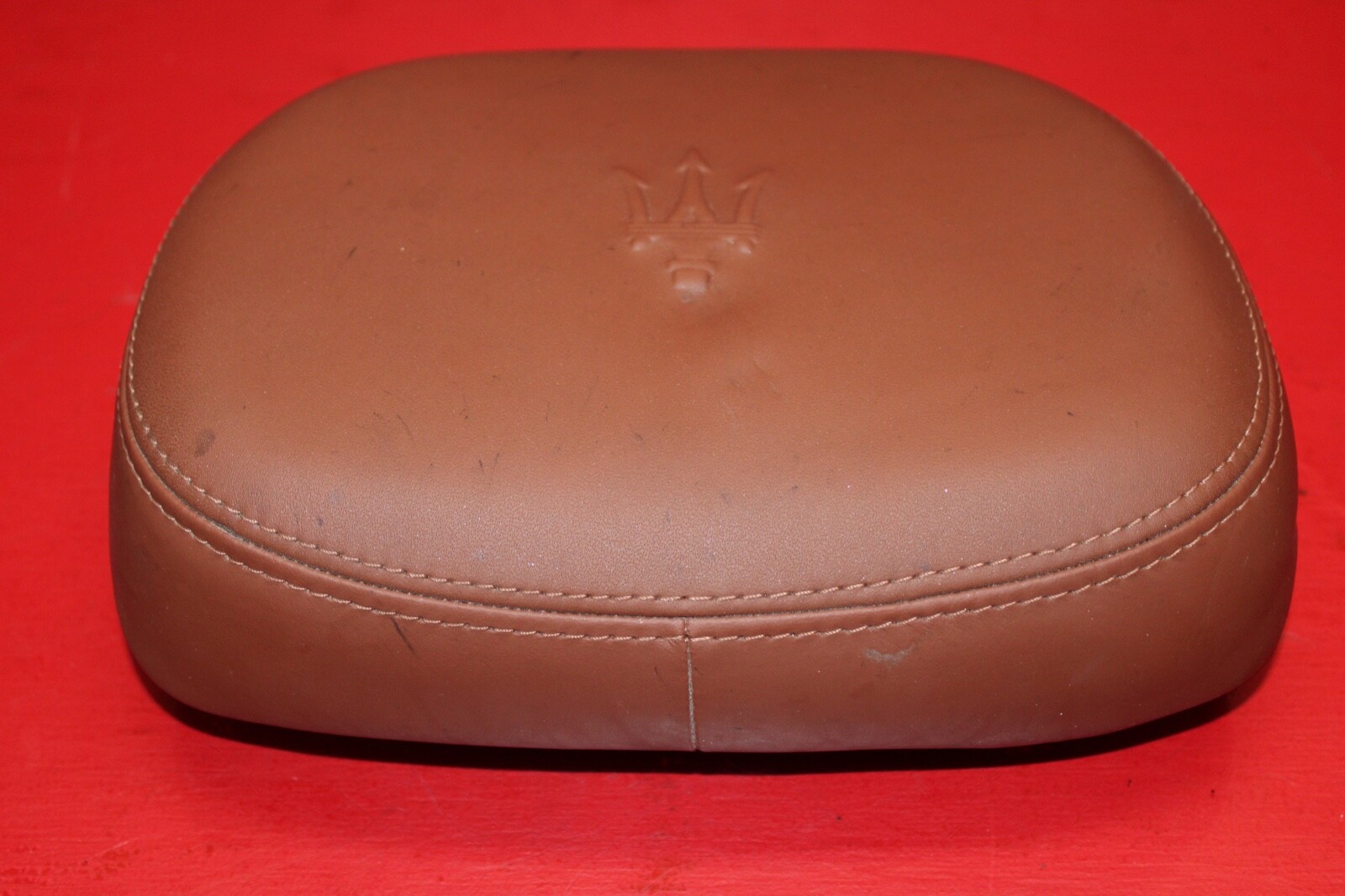 2014-2019 MASERATI GHIBLI M157 OEM RIGHT FRONT PASSENGER SIDE HEADREST PAD CUOIO
