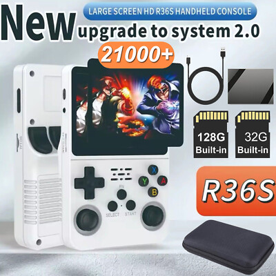 R36S Retro Handheld Videospiel Konsole - 21000 Spiele vorinstalliert Videospiel