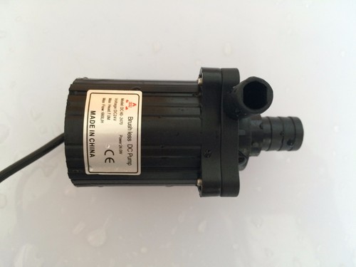 Mini bomba de CC sin escobillas 40-2470, 24V 660LPH 7M, bomba de agua sumergible centrífuga - Imagen 5 de 10