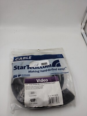 StarTech MXT101HQ 6 ft Coax High Resolution VGA Monitor Extension Cable - HD15
