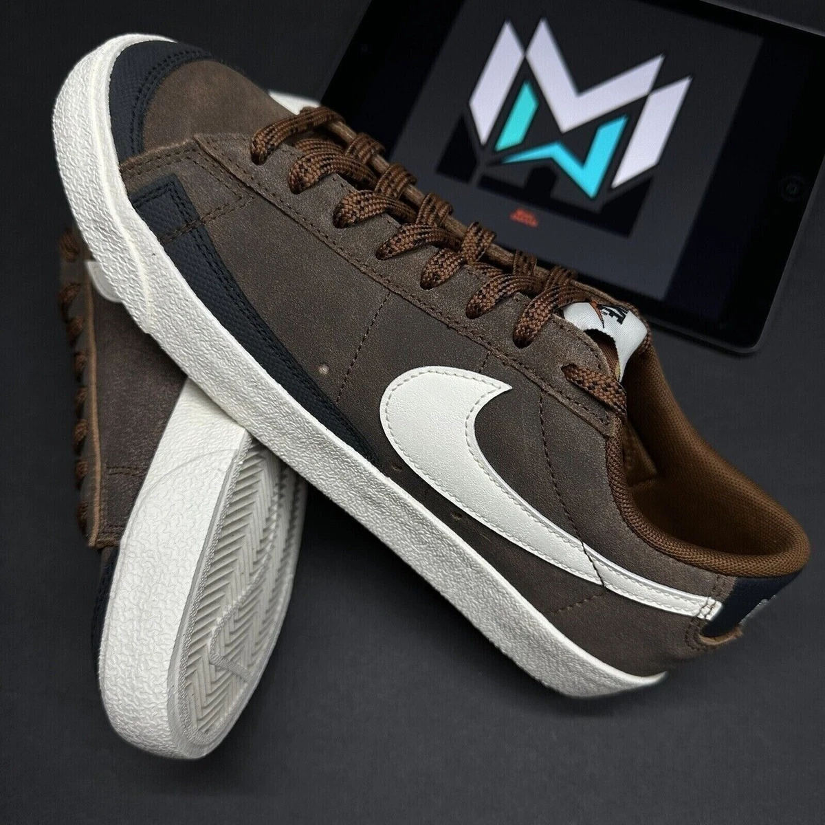 Nike blazer low 2025 suede vintage brown