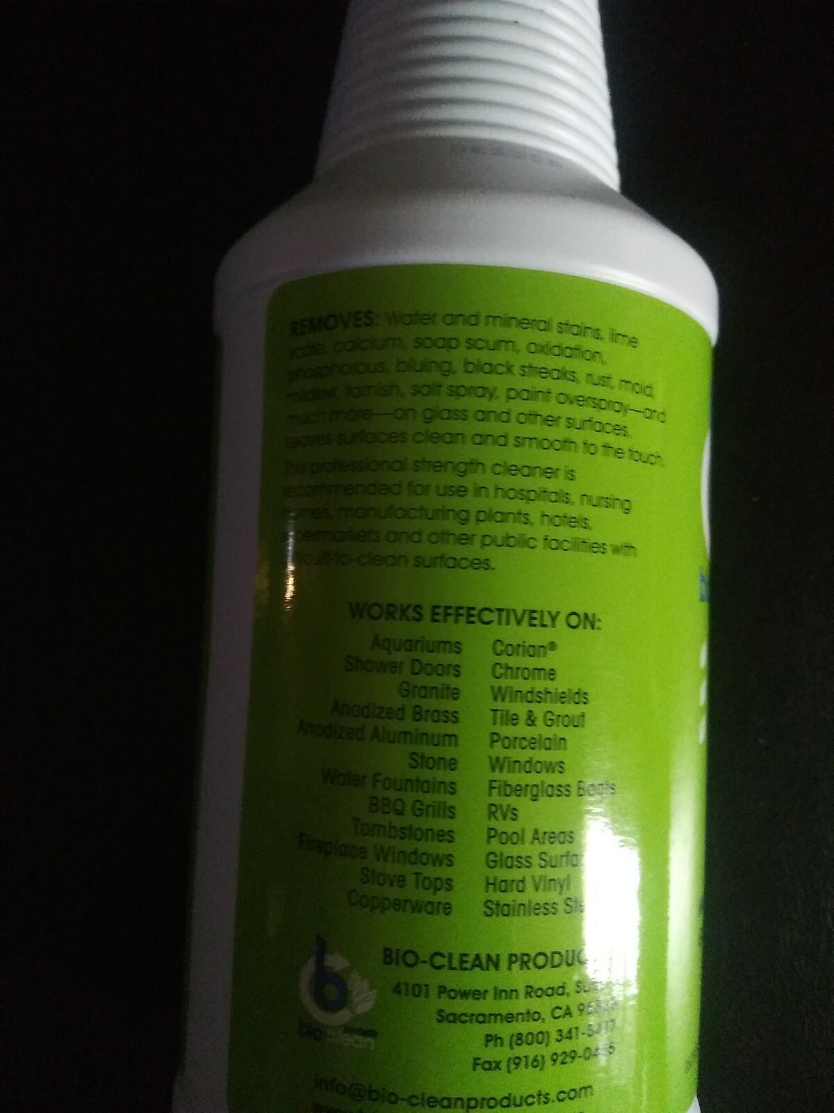 BioClean Hard Water Stain Remover 20.3 oz (CleansAnd Protect In One