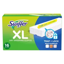 Swiffer Sweeper XL Dry Pad Refills, Unscented, 16 Count