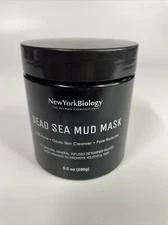 New York Biology Dead Sea Mud Mask deep skin cleanser anti acne 8.8 oz