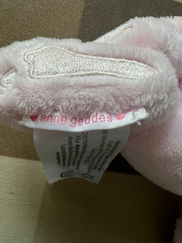 Anne Geddes Newborn Baby Pink Bunny Rabbit Toy - Picture 4 of 5