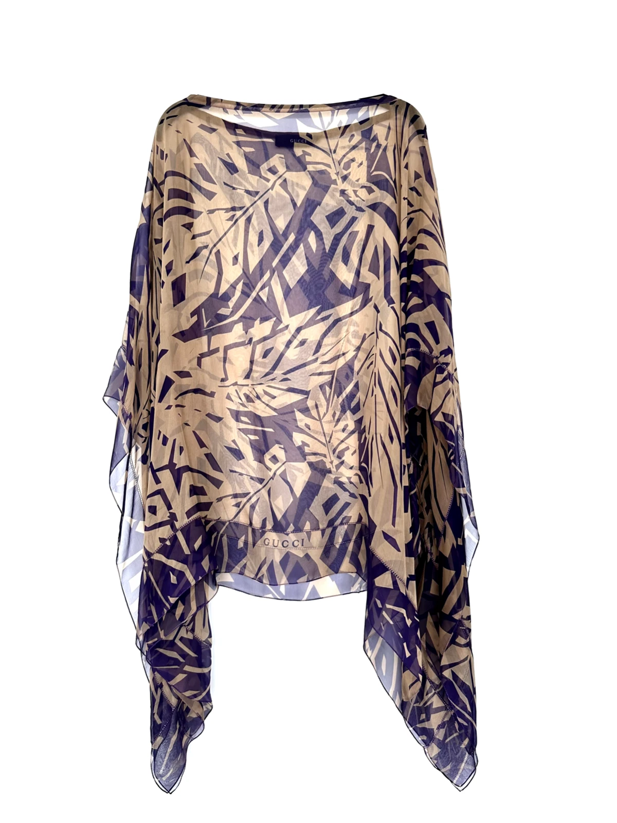 Top da spiaggia multicolore Gucci taglia S M