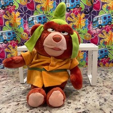 Vintage 1985 Fisher Price Gummi Bear 16  Plush Gruffi Stuffed Toy