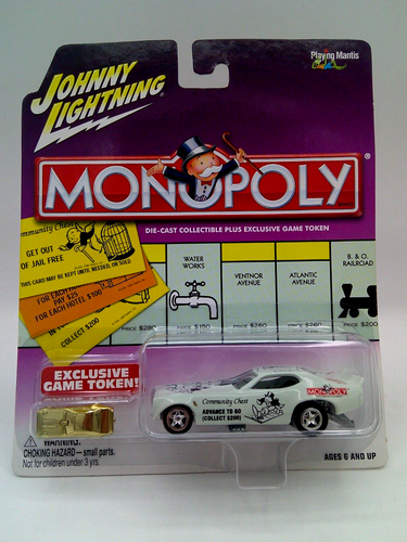 Johnny Lightning 2002 Monopoly (Advance to Go) '71 Satellite Funny Car