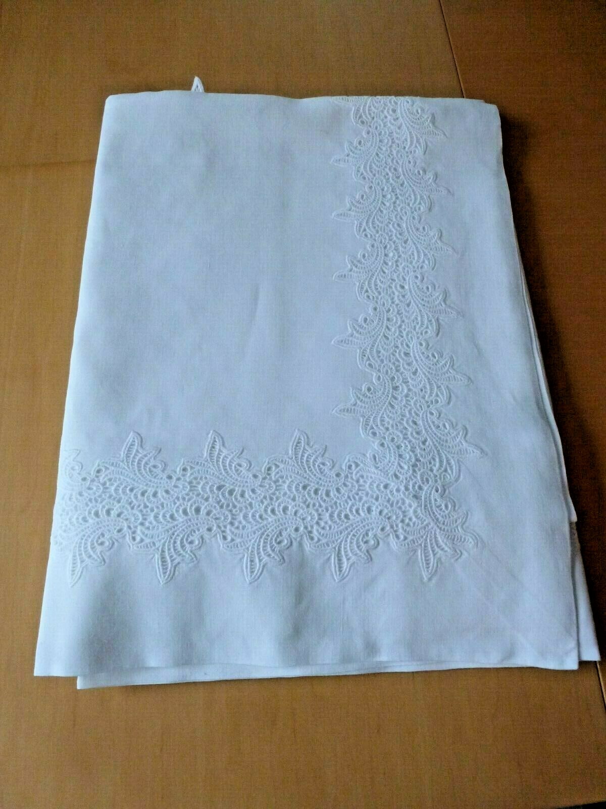 Tischdecke Manufaktur Ege Exquisit, 310 x 160 cm, 100% Leinen, Maßanfertigung!