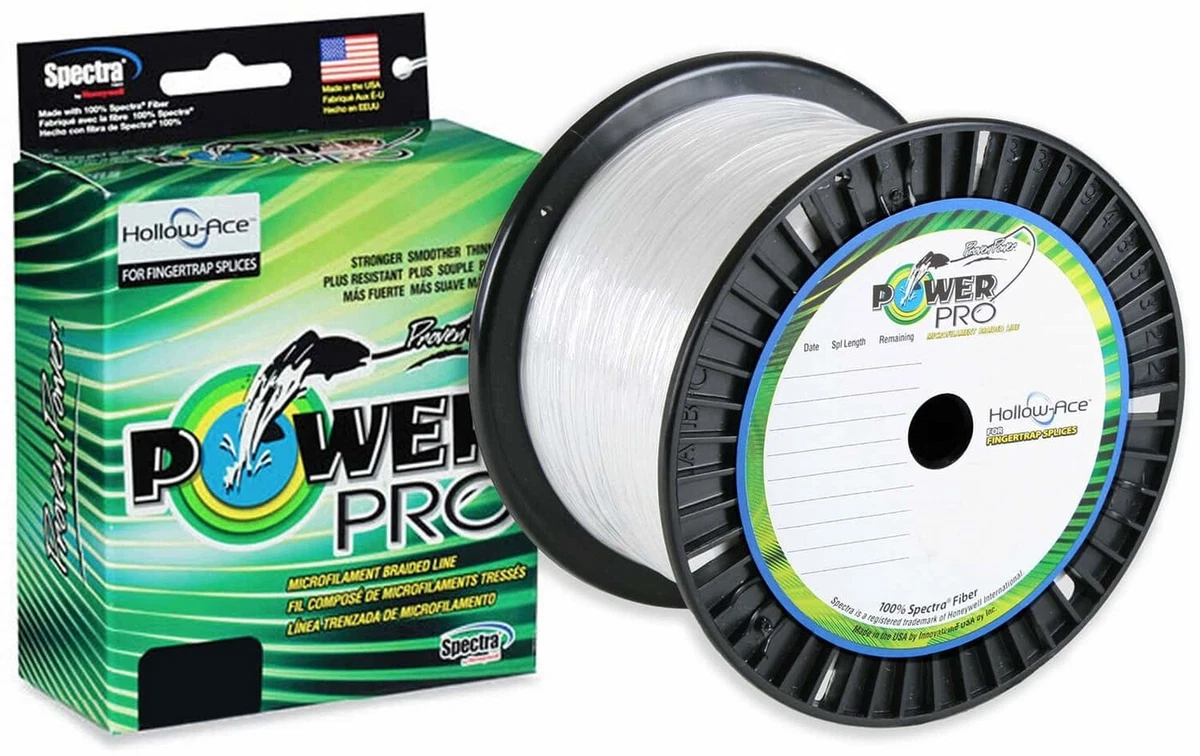 PowerPro Hollow Ace Spectra Fishing Braided Line - 1500 Yards