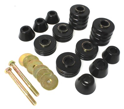 Energy Suspension Body Cab Mount Set Black for 73-80 C20 3.4103G