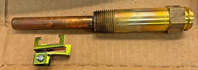 Honeywell 121371L Immersion Well,Copper,1/2Npt,3 In. Depth