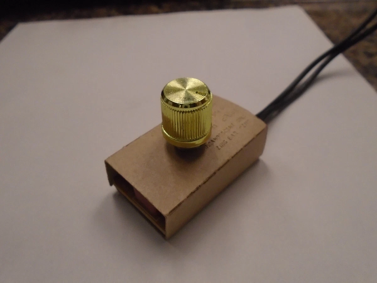 Zing Ear ZE03 Inline Rotary Table Lamp Dimmer Switch 300W, 52 OFF