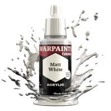 Warpaints Fanatic: Matt White Acrylic 18ml Bottle Army Painter