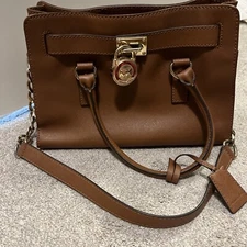 Michael Kors Hamilton Saffiano MD Satchel, Shoulder Handbag