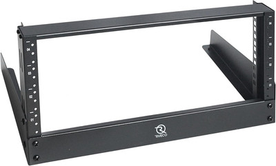 4U Tabletop Rack for Audio & Network, Desktop Rack Shelf Open Frame Sound Record