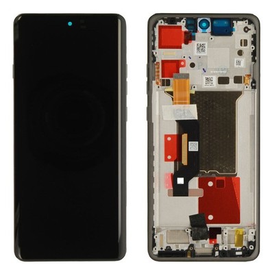Original OLED Display Touch + Rahmen Motorola Edge 60 Pro Schwarz XT2507