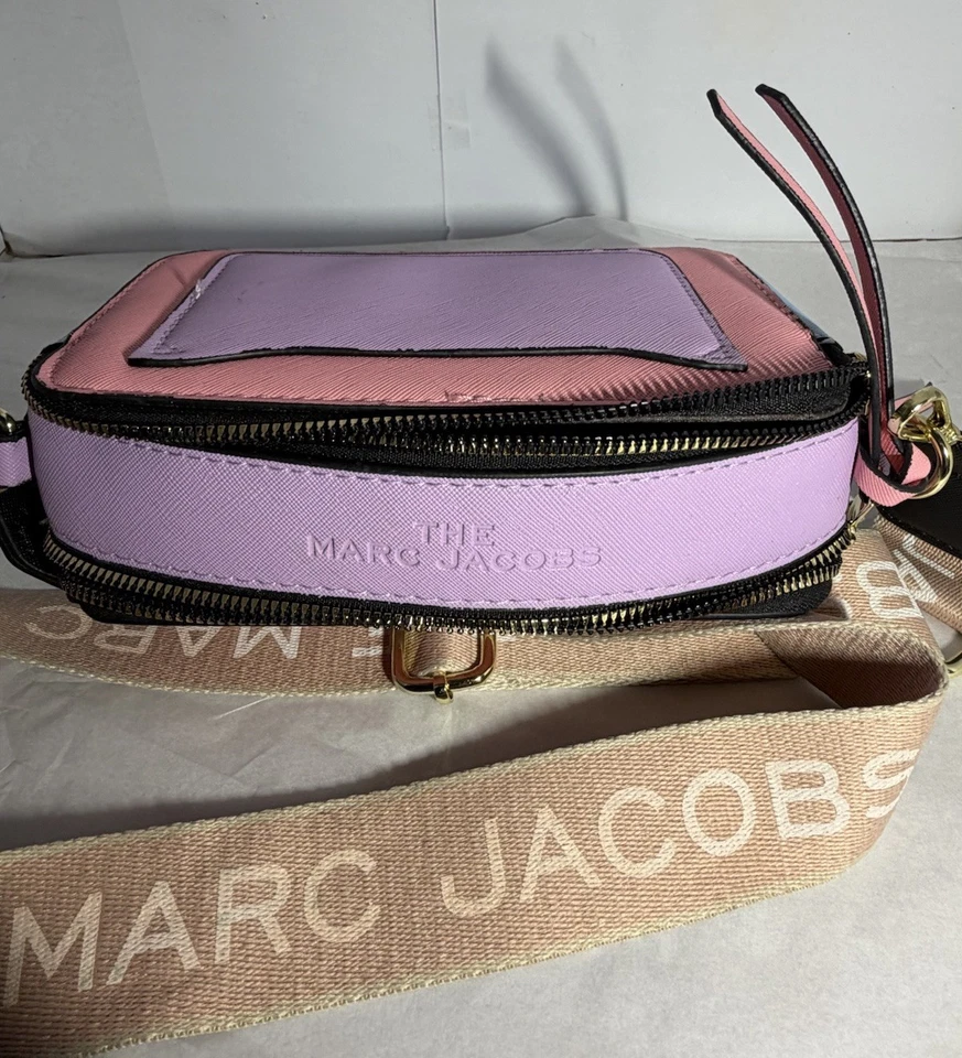 Bolso para cámara instantánea Marc Jacobs - Rosa Multi - Herrajes dorados - Correa incluida Foto 3 de 4