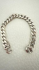SOLID 925 STERLING SILVER CURB LINK BRACELET 14G 5" CHILD'S / TODDLER