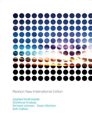 Applied Multivariate Statistical Analysis by Richard A. Johnson PAPERBACK