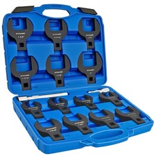 16 Piece Jumbo Crowfoot Wrench Set Sae 12 Drive Cr-v Steel Crowfoot Wrenc
