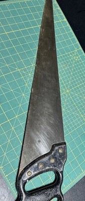 Vintage Rare Sandvik No. 280 Ship Point Pattern Panel Hand Saw 11 Teeth/Inch
