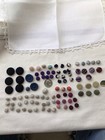 Vintage 1930’s Fabric Covered Buttons New Old Stock large lot — photo 1