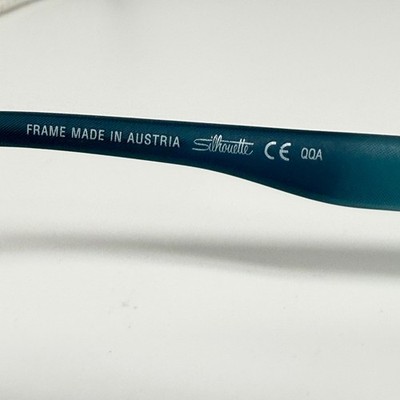 Silhouette Rimless Eyeglasses Frame 5506 70 3040 Blue Red  display picture 2