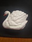 Small Ceramic Swan Planter Trinket Dish Made In Japan — photo 1