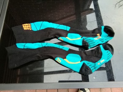 cep Kompressions Merino Ski Kniestrümpfe Socken schwarz grün 37 - 40 Größe 4