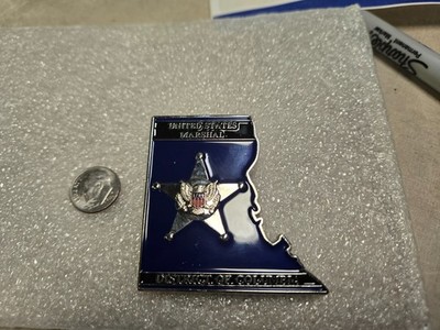 United States Marshal District of Columbia Challenge Coin Serialized 007 RARE