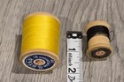 Lot Of 2 Vintage Star Brand Wooden Spools Of Thread — photo 4