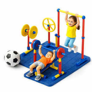 Kids Bodybuilding Gym Equipment Plastic Sports Park - Test Virtual - Do not