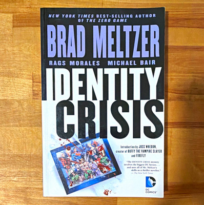 DC Comics Identity Crisis Trade Paperback Graphic Novel Brad Meltzer 2006
